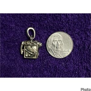 Silver Praying Hands Prayer Box Charm